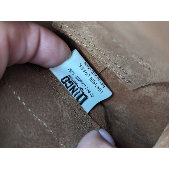 Dingo 1969 Size 10M Women's Kelsey Suede Fringed Hidden Wedge Western Boots - Picture 5 of 10